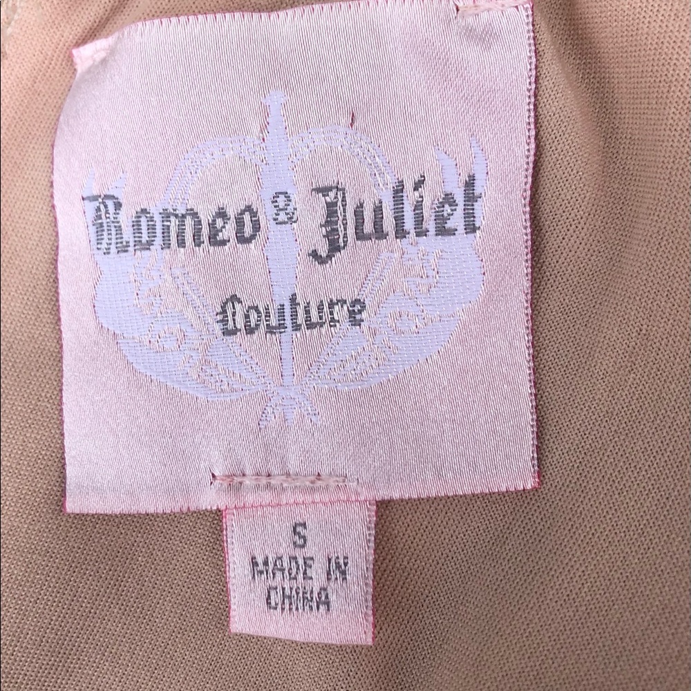 Romeo & Juliet Couture rhinestone open back dress! - Picture 7 of 7